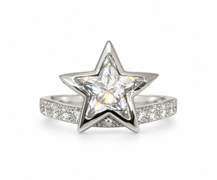 AMARYZ Bespoke The Star Engagement Ring