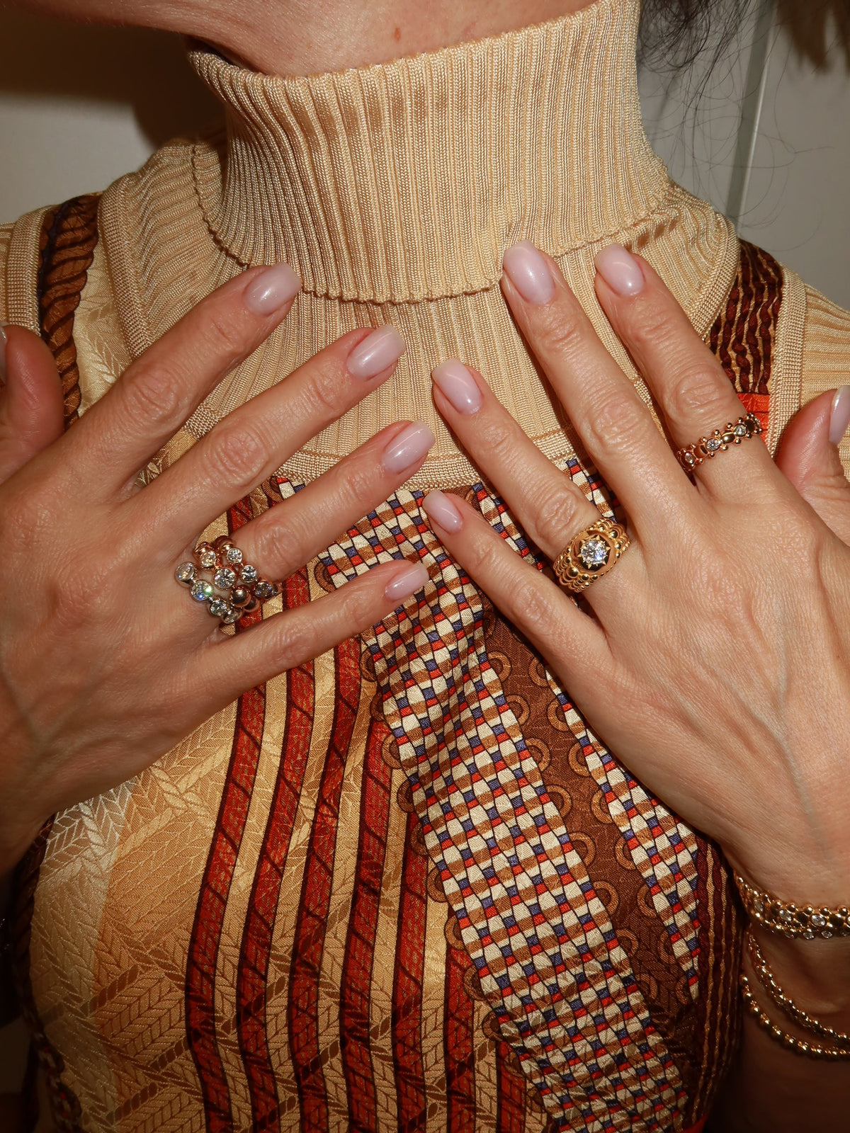 STELLI RING 18K Solid Yellow Gold With Lab-Grown Diamonds