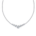 ETERI LOVE NECKLACE Solid White Gold with Lab-Grown Diamonds