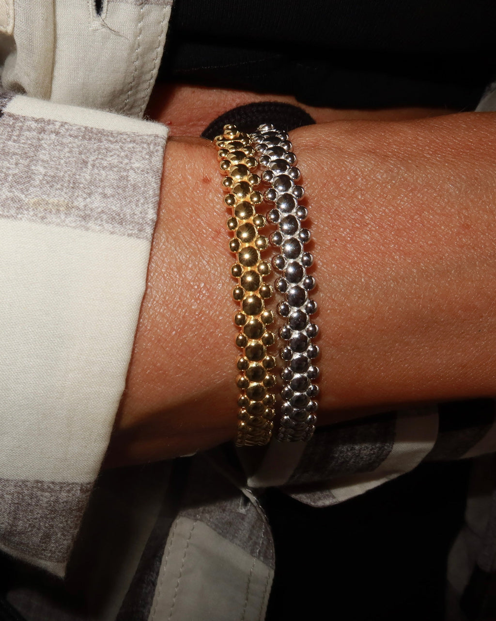 CERBERUS Bangle Solid Yellow Gold