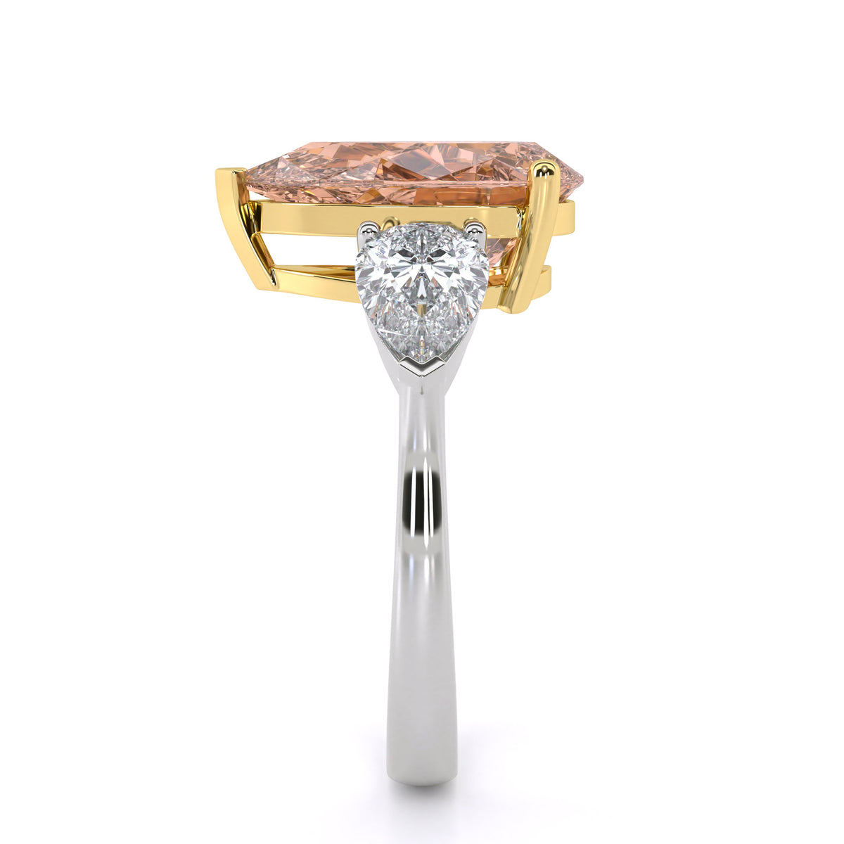 Blush Teardrop Ring