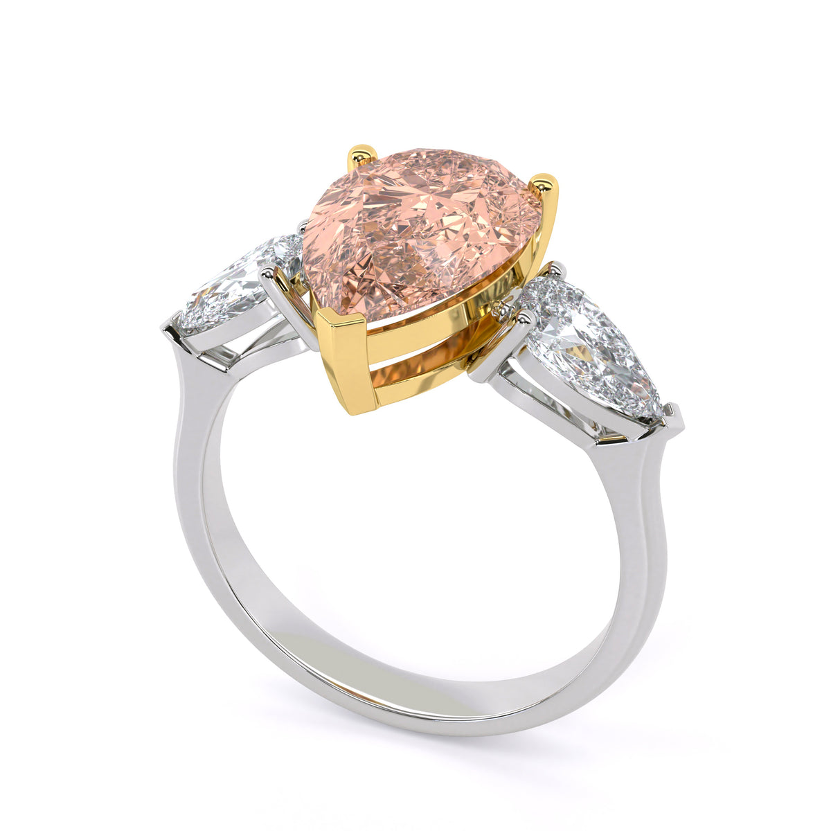 Blush Teardrop Ring