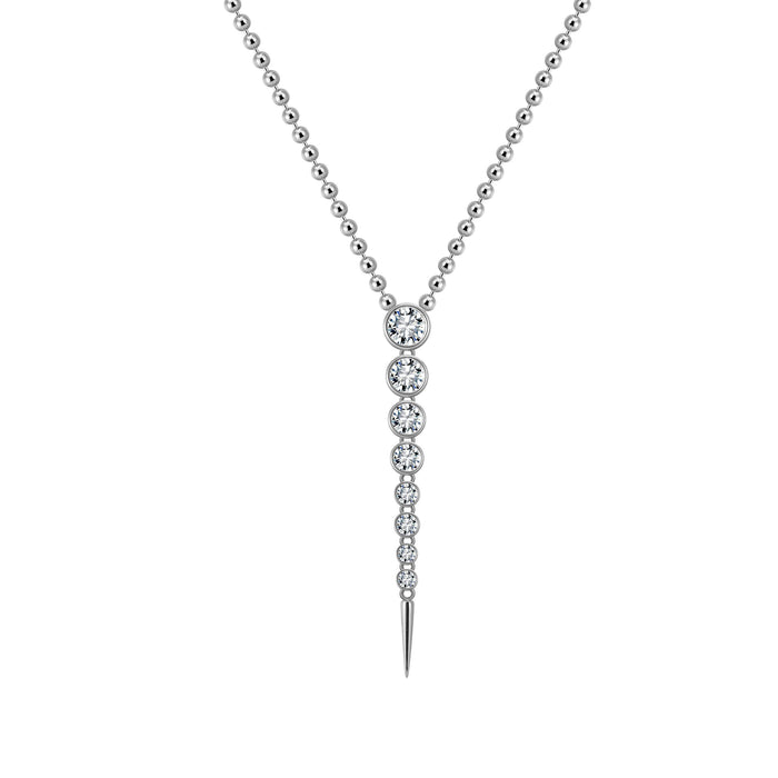 CELESTIAL NYX NECKLACE Solid White Gold with Lab-Grown Diamonds
