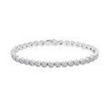 ETERI TENNIS BRACELET Solid White Gold with Lab-Grown Diamonds