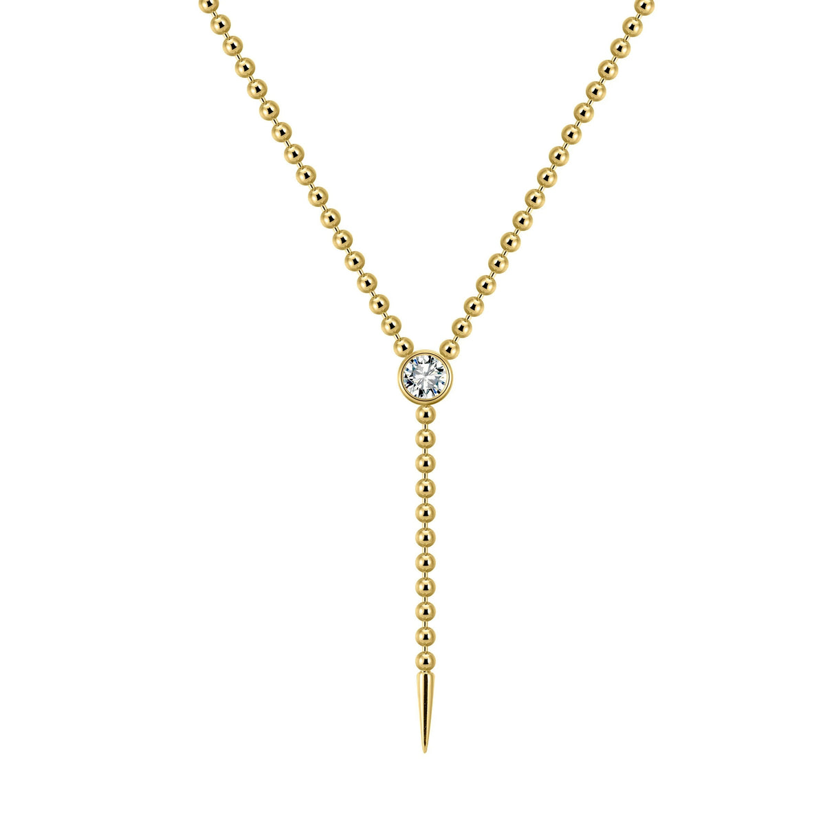 NYX NECKLACE 18K Solid Yellow Gold with Lab-Grown Diamonds