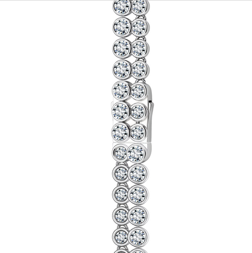 CELESTIAL NECKLACE Solid White Gold with Diamonds