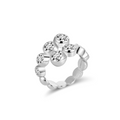CELESTIAL ETERI DUALIS Ring Solid White Gold with Lab-Grown Diamonds
