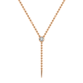 NYX NECKLACE 18K Solid Rose Gold with Lab-Grown Diamonds