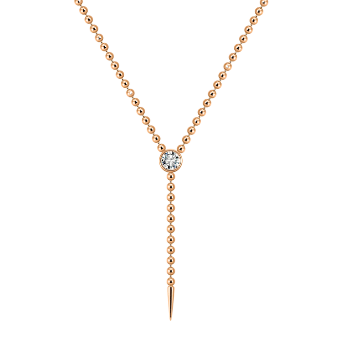 NYX NECKLACE 18K Solid Rose Gold with Lab-Grown Diamonds