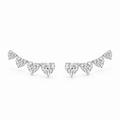 FOREVER IN LOVE 8-Hearts Ear Climbers
